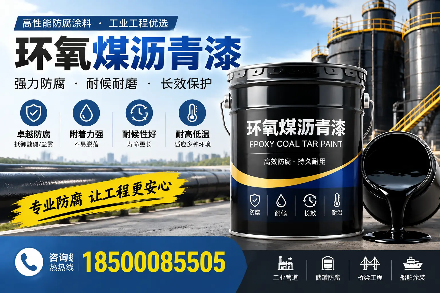 环氧煤沥青漆的施工方法与注意事项,确保在保定顺利完成